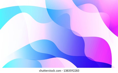 Template Abstract Background With Curves Lines, Wave Shape. For Business Presentation Wallpaper, Flyer, Cover. Vector Illustration with Color Gradient