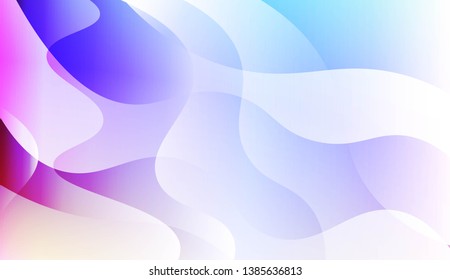 Template Abstract Background With Curves Lines, Wave Shape. For Business Presentation Wallpaper, Flyer, Cover. Vector Illustration with Color Gradient