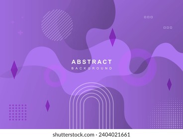 Template abstract background flat vector illustration, Shapes freeform graphic design