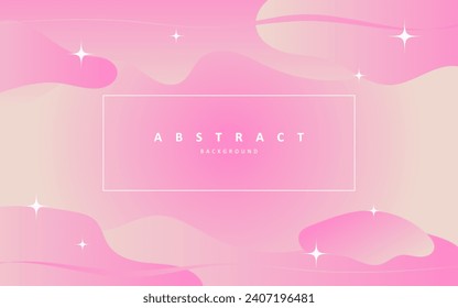 Template abstract background gradient vector illustration, Shapes freeform graphic design