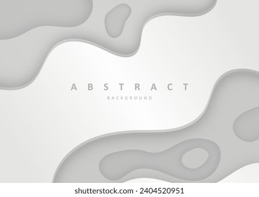 Template abstract background vector illustration, Shapes freeform graphic design