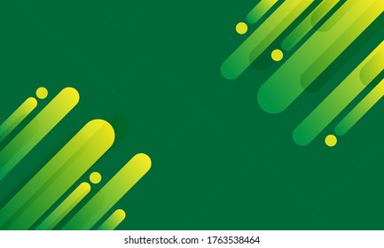 template abstract background, yellow and green geometric background