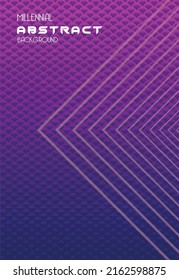 PLANTILLA DE FONDO ABSTRACTO CON MOTIF DE GEOMETRÍA CON COLORES ROSA Y PURPLE. VECTOR DE ILUSTRACIÓN