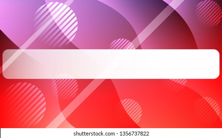 Template, Abstract geometric Background With Curves Lines. For Cover Page, Landing Page, Banner. Vector Illustration with Color Gradient