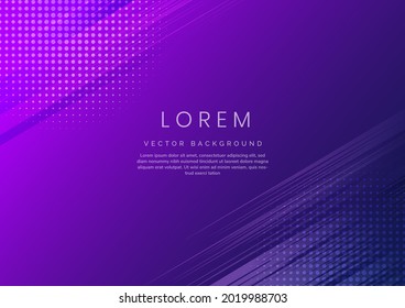 Template abstract purple background with stripe lines diagonal with space for text. You can use template mega sale, summer sale, promotion, offers. Vector