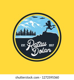 TEMPLATE ADVENTURE HIKINGLOGO
