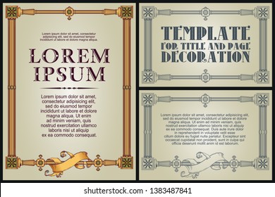 Template advertisements, flyer, web, wedding  and other invitations or greeting cards. Happy holiday.