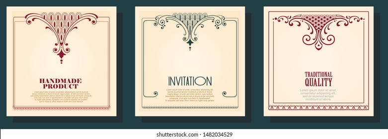 Template advertisements, flyer, web, wedding and other invitations or greeting cards.