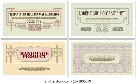 Template advertisements, flyer, web, wedding and other invitations or greeting cards. Happy holiday.