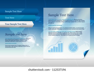 Template for advertising