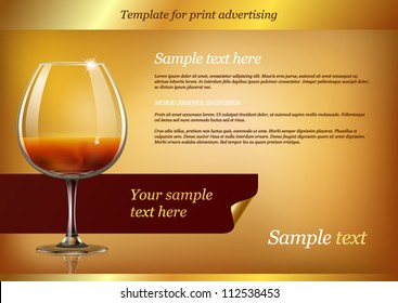 Template for advertising