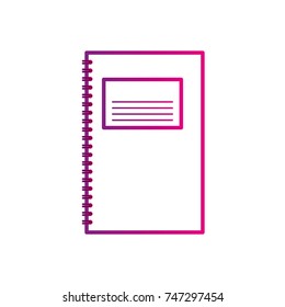 template for advertising branding and corporate identity spiral notepad