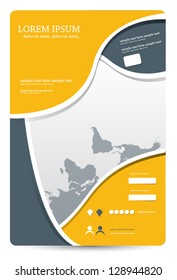 template for advertising brochure