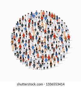 104,437 People in a circle silhouette Images, Stock Photos & Vectors ...