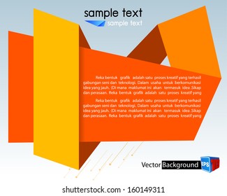 template for advertising brochure vector