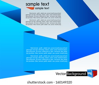 template for advertising brochure vector