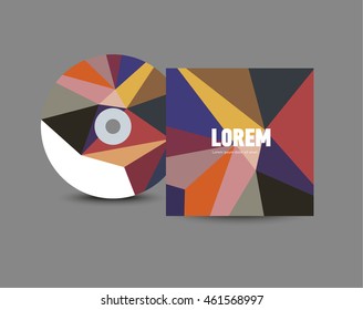 Template for advertising and corporate identity.