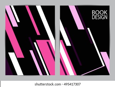 Template annual report brochure flyer design template vector,layout in A4 size