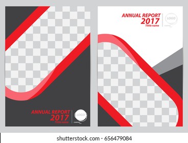 Template annual report brochure flyer design template vector, Leaflet cover presentation abstract background, layout in A4 size