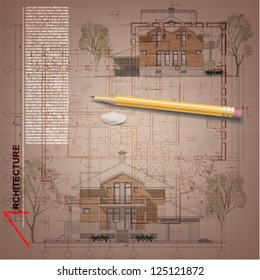 Template with architectural design elements for your business site