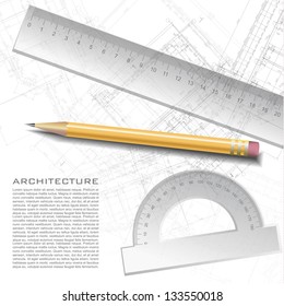 Template with architectural design elements for your business site