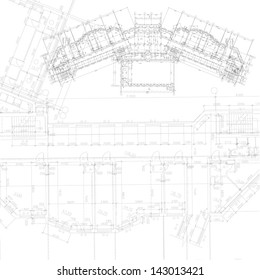 Template with architectural design elements for your business site