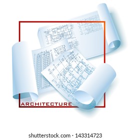 Template with architectural design elements for your business site