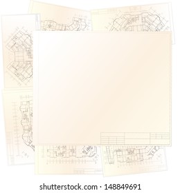 Template with architectural design elements for your business site