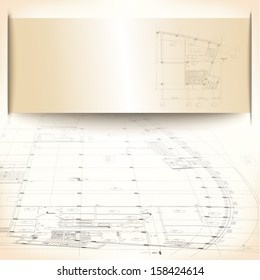 Template with architectural design elements for your business site