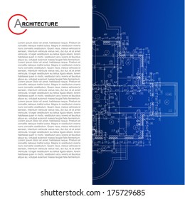 Template with architectural design elements for your business site