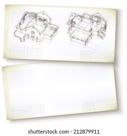 Template with architectural design elements for your business site