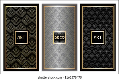 template for art deco style design