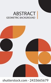 template art design vector graphic illustration. Geomrtric design banner background