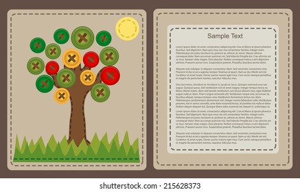 Template. Autumn style