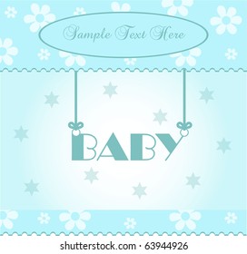 template baby boy card