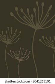 Template, background, background for any inscription, announcement, invitation. Using autumn paraphernalia, leaves, branches, grass