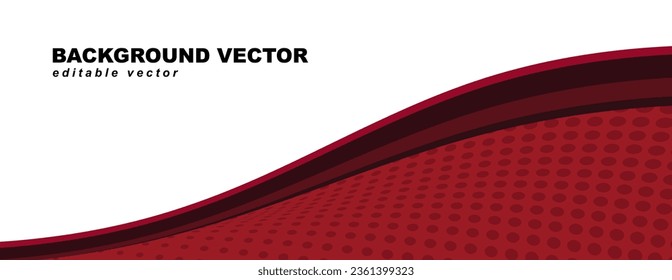 Vorlagenhintergrund-Banner mit Dekoration, Ornamenten, Vektorwellen, Vektordesign-Elemente.