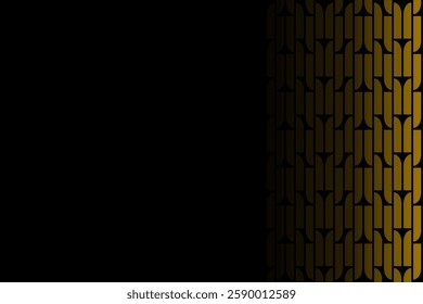 Template Background Black Gold Design 