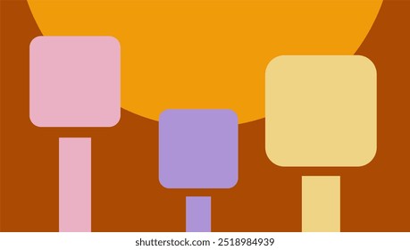 Template background with cheerful colors, minimalist trendy template, presentation template, banner, advertising, education, etc.
