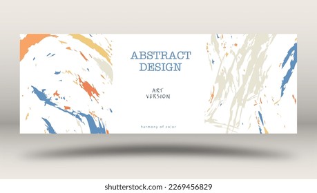 Plantilla para fondo, portada, salvapantallas, sitio web y idea creativa en estilo abstracto. Diseño de las ideas interiores, estilo corporativo y creatividad decorativa
