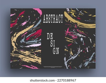 Plantilla para fondo, portada, salvapantallas, sitio web y idea creativa en estilo abstracto. Diseño de las ideas interiores, estilo corporativo y creatividad decorativa