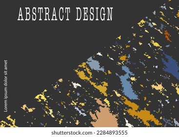 Template for background, cover, screensaver, website and creative idea in abstract style. Layout for interior ideas, corporate style and decorative creativity