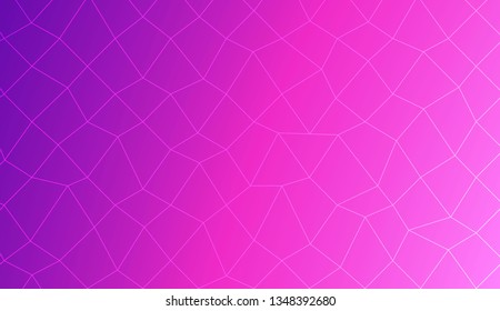 Template background with curved line. polygonal mesh style. For your home interior wallpaper, fashion print. Vector illustration. Creative gradient color