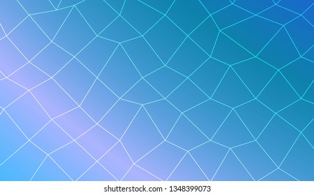 Template background with curved line. polygonal mesh style. Modern pattern for a brand book. Vector illustration. Creative gradient color