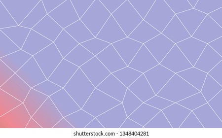 Template background with curved line. polygonal mesh style. Modern pattern for a brand book. Vector illustration. Creative gradient color