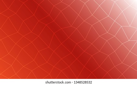 Template background with curved line. polygonal mesh style. For your home interior wallpaper, fashion print. Vector illustration. Creative gradient color