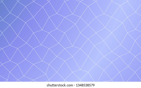 Template background with curved line. polygonal mesh style. For your home interior wallpaper, fashion print. Vector illustration. Creative gradient color