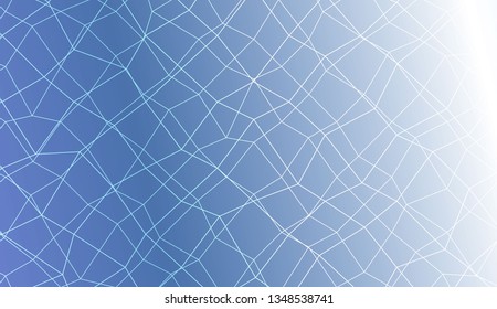 Template background with curved line. polygonal mesh style. For your home interior wallpaper, fashion print. Vector illustration. Creative gradient color
