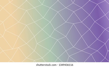 Template background with curved line. polygonal mesh style. Modern pattern for a brand book. Vector illustration. Creative gradient color