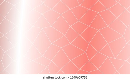 Template background with curved line. polygonal mesh style. For your home interior wallpaper, fashion print. Vector illustration. Creative gradient color